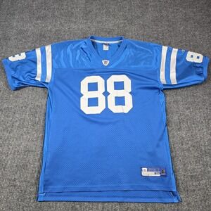 Vintage Marvin Harrison Jersey Mens 56 2XL Blue NFL Reebok Indianapolis Colts 88